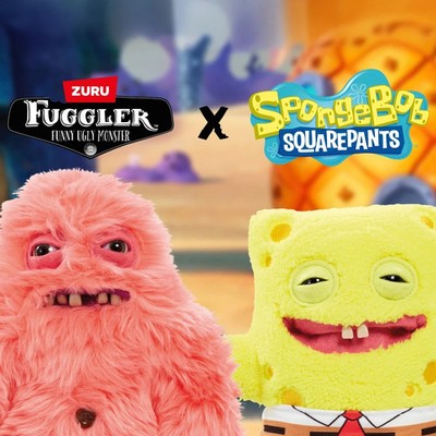 Fuggler x Spongebob Schwammkopf Fuggler & Schlüsselanhänger *Neu in OVP original versiegelt/Etiketten*