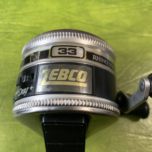 Vintage Zebco 33 Rhino Tough 1989 Brunswick casting reel Made in USA Work Great - Picture 2 of 7
