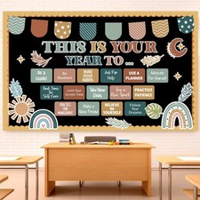 Classroom Bulletin Board Decorations Set, Growth Mindset Classroom Decor, SEL...