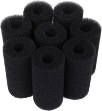 8 Pack Pre-Filter Sponge Aquarium Pre Filter Foam Rolls 0.6  Intake Replacement