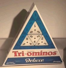 The Original Tri Ominos Deluxe Pressman Games COMPLETE w/ Instrux 2019 FREE SHIP