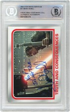 Mark Hamill Star Wars Signed 2004 Topps #41 BAS Card w/Not True Insc Steve Grad