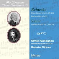 Simon Callaghan - Reinecke Sauer Piano Concertos - Cd - G3Z