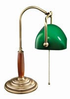 Bankerlampe Tischleuchte Antik Bronze Glas Aus Messing Vintage Schreibtisch