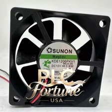 1PCS Brand New SUNON KDE1206PKV1 Cooling Fan DC12V 1.8W 2-wires Fast Shipping