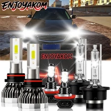 Combo LED Headlight Kit Hi/Low Fog Light Bulb HID For Toyota Camry 2012-2014