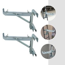 2PCS Steel Ladder Support Frame Silver Ladder Load-Bearing Bracket Ladder Jacks