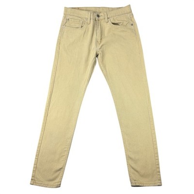 Levi's 512 Men's W31 L30 Slim Taper Fit Jeans Khaki Tan Cotton Stretch Modern