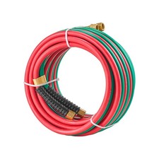 Oxy Acetylene Hose, 1/ 4" x 25FT Twin Welding Torch, 300PSI