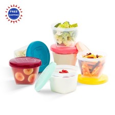 Babymoov Leak Proof Storage Bowls BPA Free Containers Lids Ideal Baby Food