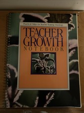 Teacher Growth Notebook Good Used Condition