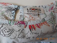 LOOKS by WOLFGANG JOOP - Designerkleid - Gr.36-38 - Pastellblau - Blumendruck