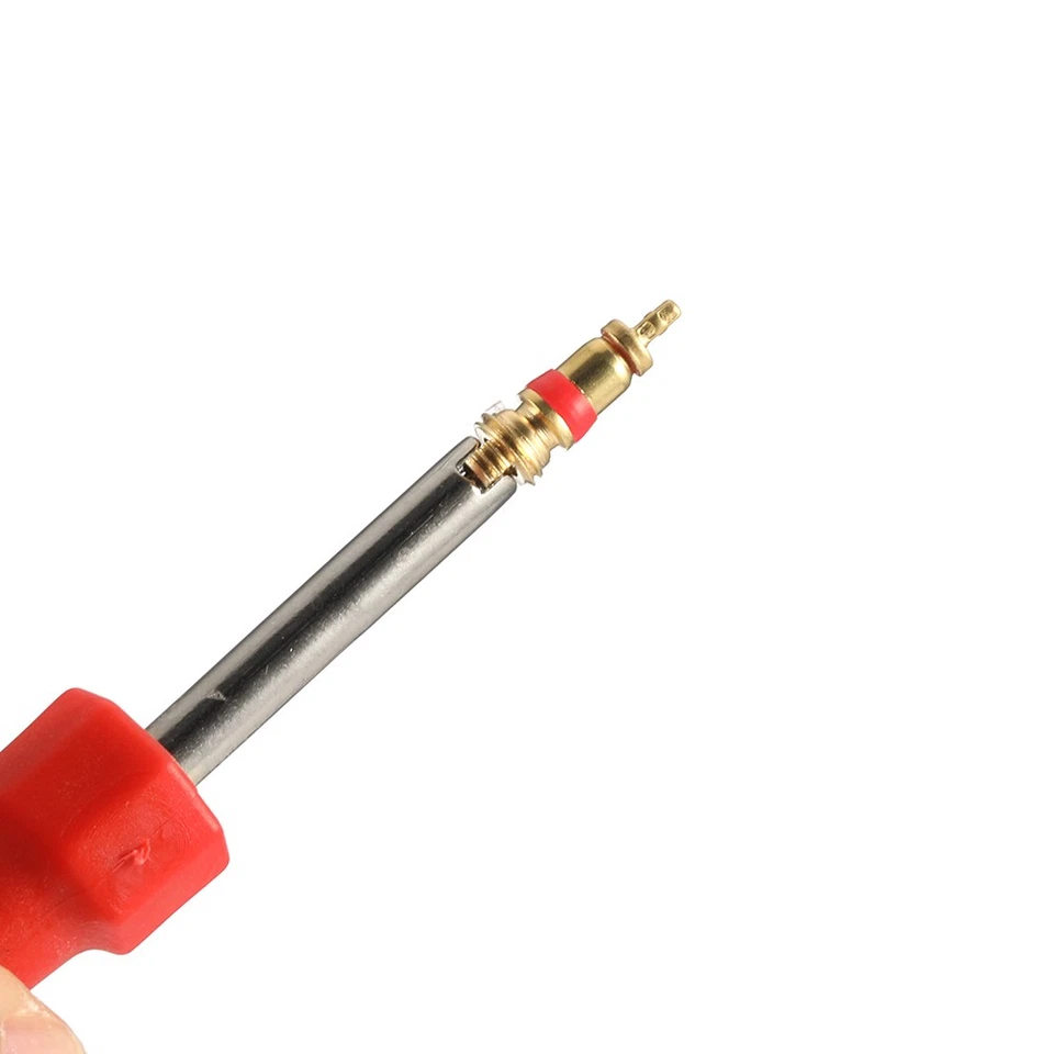 Kit de 43 piezas de herramientas de reparación removedor de instalación de vástago de válvula de neumático extractor de núcleo de enchufe de automóvil Foto 4 de 4