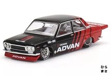 1/64 Mini Car Datsun 510 Pro Street ADVAN LHD Mini GT Series KHMG032