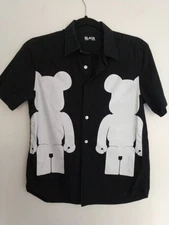 VINTAGE 2008 COMME DES GARCONS BLACK LABEL BEAR BRICK SS SHIRT SZ M GRAILED