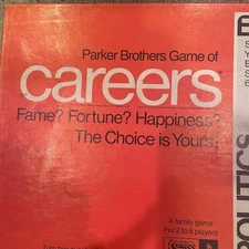 Careers Parker Brothers General Mills Board Game Vintage Nostalgic Family Game