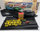 Vintage 1970 Mattel Sizzlers Fat Track Big "O" Race Set w/ Juice Machine 2 Cars