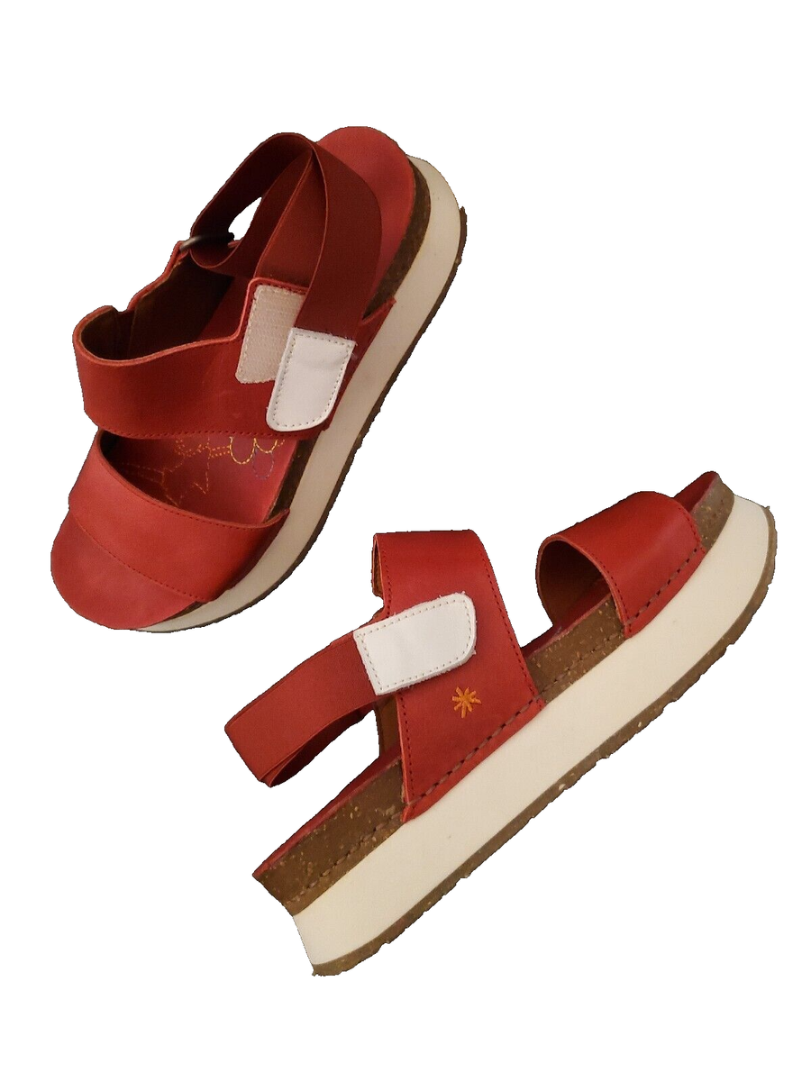 Platform Sandal Shoes The Art Company Leather US 40