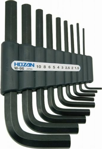 HOZAN W-96 HEX WRENCH SET 9 pieces Bicycle Tool from Japan - Picture 1 of 1