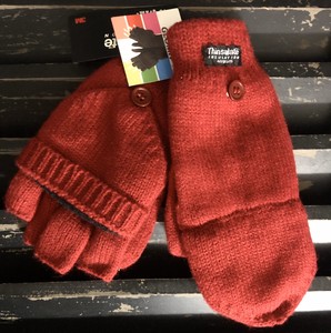 thinsulate fingerless gloves with mitten cover