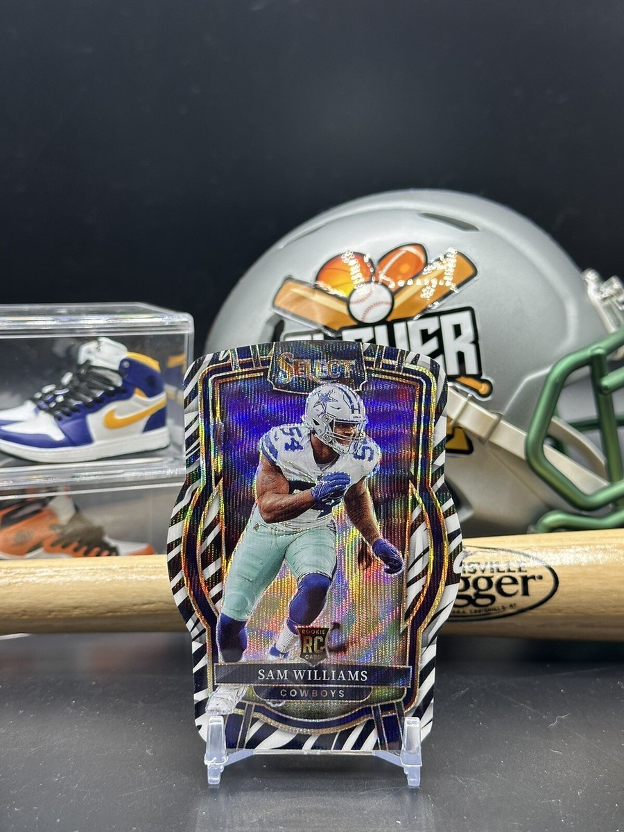 2023 Panini Select Sam Williams Zebra Club Level Die Cut