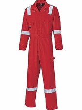 DICKIES WD2279LW LIGHTWEIGHT BOILER SUIT COVERALLS OVERALLS RED