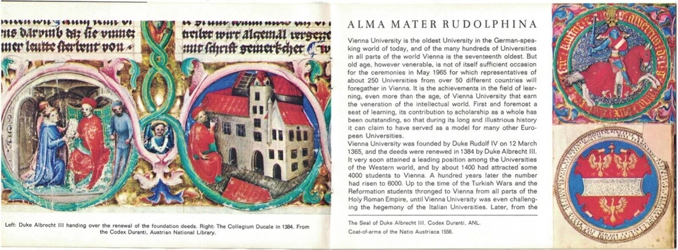 1965 VIENNA 50 Schilling PR SET 600th Anniversary of the Vienna University 🇦🇹 - Image 4 of 4