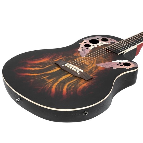 🎸FREE SHIPPING🎸O Style Acoustic-Electric Guitar +Case/Bag +More! - Picture 2 of 11