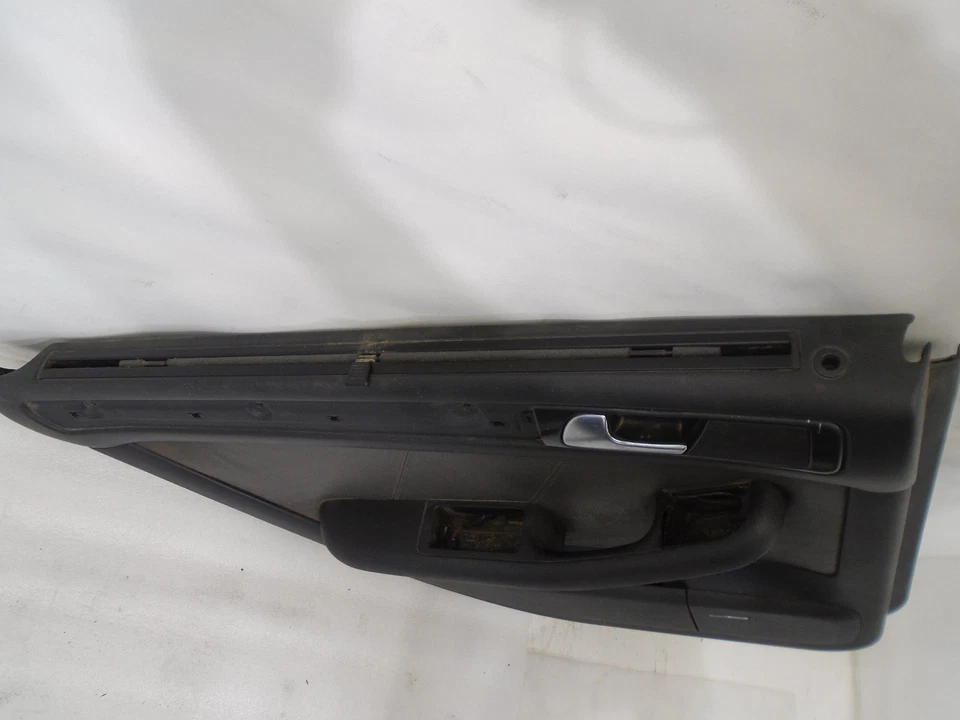 DK806162 2002-2005 AUDI A6 REAR DRIVER LEFT SIDE INTERIOR DOOR PANEL BLACK OEM - Image 4 of 4