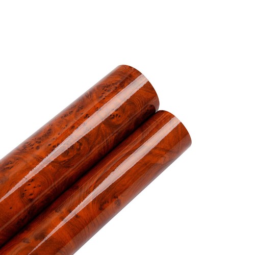Película de vinilo de grano de madera brillante automática impermeable envoltura de automóvil pegatina hoja de película - Imagen 10 de 12