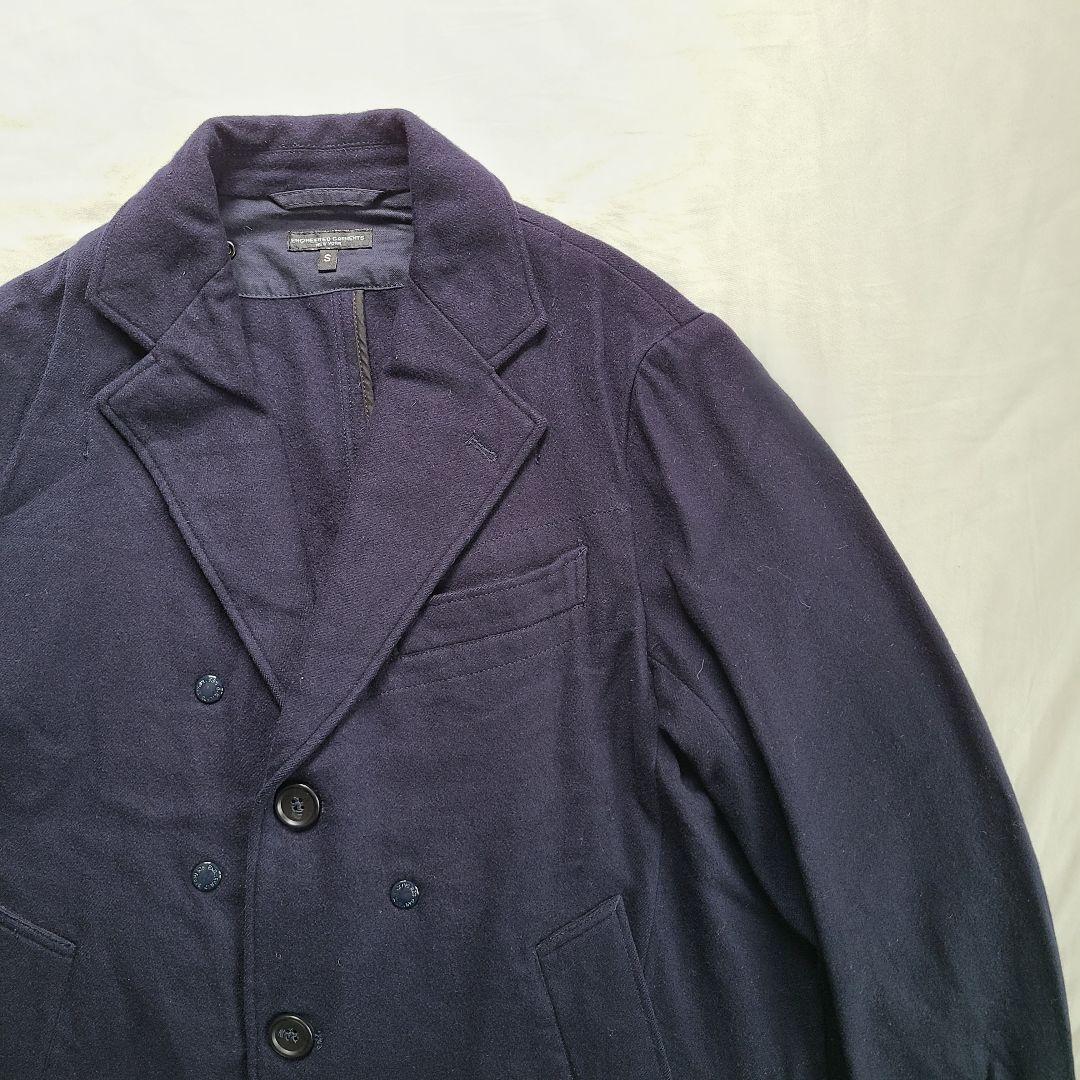 ジャケット・アウター EngineeredGarments ChesterCoat20ozMelton Engineered Garments Chester Coat 20oz Melton Navy Wool Size