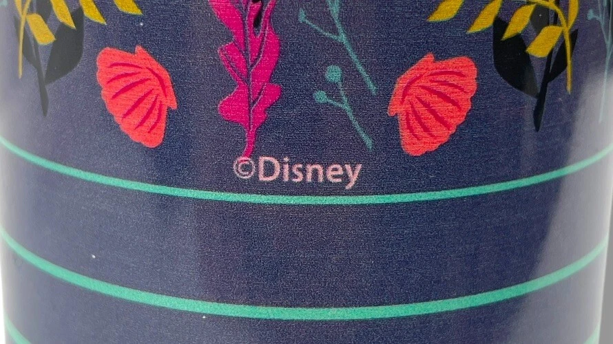 Botella de agua de lujo de acero inoxidable Disney Tervis 24 OZ verde azulado salpicadura boca ancha Foto 3 de 4
