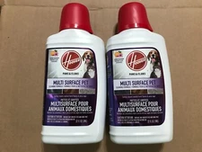 64 OZ 2 Bottles Hoover Paws And Multi Surface Pet Cleaning Carpet Cleaner