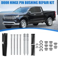 1 Set Door Hinge Pin Bushing Repair with Spring for Chevrolet Tahoe 1995-2000