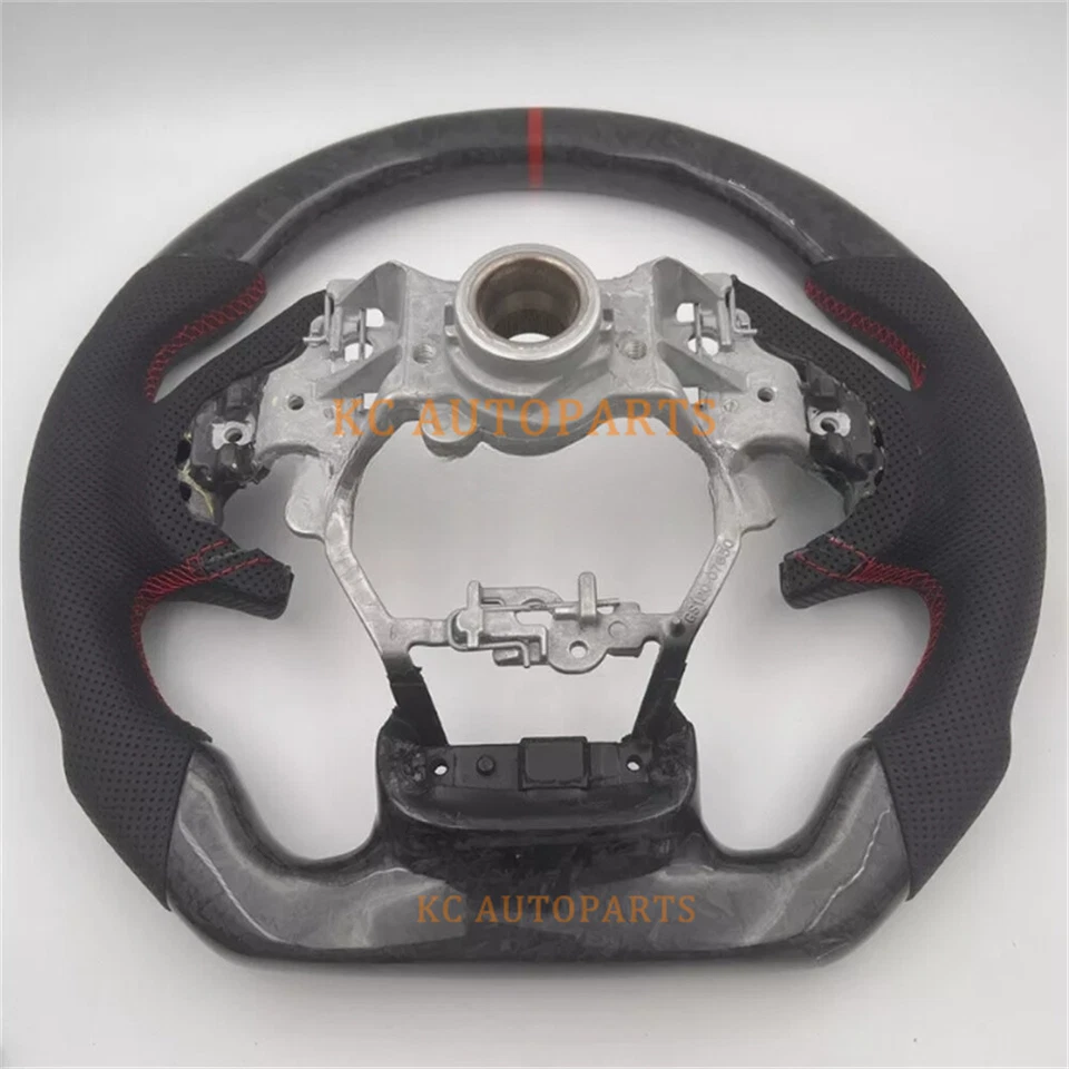 Real Carbon Fiber leather Steering Wheel for 2018-2024 LEXUS LS LS500 LS500h - Image 4 of 4