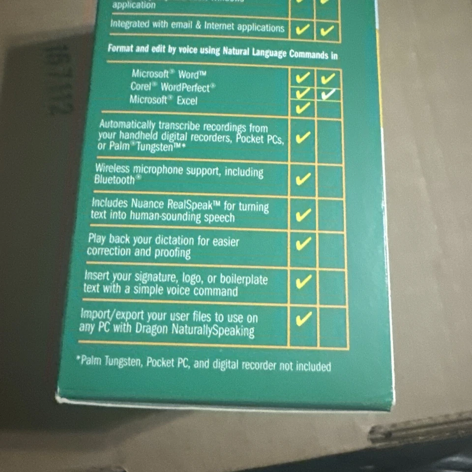 Dragon Naturally Speaking 9 Standard SPEECH RECOGNITION SOFTWARE - BRAND NEW!!! - Image 4 of 4