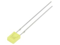 2X OSY5JA7YA4B Led Rechtwinklig 2X4X5Mm Gelb 330-500Mcd 100° Front: Flach Optos