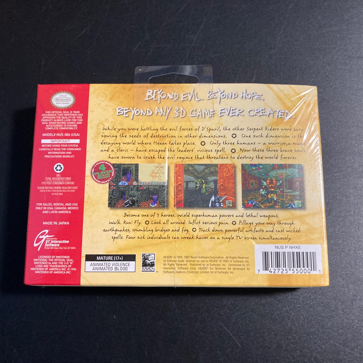 Hexen (Nintendo 64, 1997) for sale online | eBay