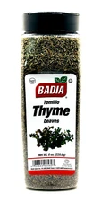 Badia Thyme Leaves 8 oz | Gluten Free | Tomillo | Dried Herb Seasoning