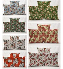 Christmas Pillowcase / Pillow Cover Many Sizes 7 Patterns Available