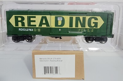 S01: Menards 279-4550 READING Box Car #RDG12763 O Gauge (NEW)