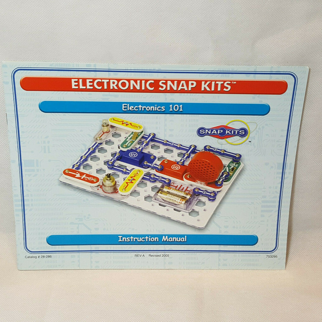 Electronic Snap Kits 101 Build 100 Projects Science Set Complete Radio Shack For Sale Online Ebay