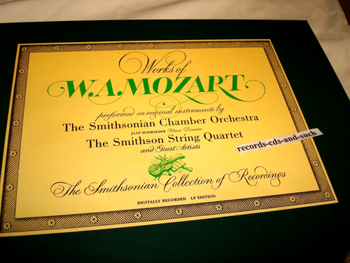 W.A. MOZART-WORKS OF (6 DISCS) NEW UNPLAYED VINYL RECORD ALBUM BOX SET LP - Bild 1 von 6