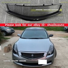 For 2008-2009 Nissan Altima Coupe Matte Black Front Bumper Mesh Grille Grill 1x