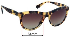 SFx Replacement Sunglass Lenses fits Miu Miu SMU07U - 54mm Wide