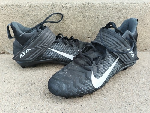 NIKE ALPHA MENACE VARSITY 2 Size 13 Football Cleats Black (AQ8154-001) - Picture 2 of 11
