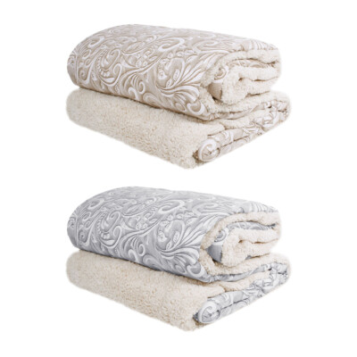 Steppdecke Tagesdecke Lamm weich warm Doppelbett Bett Sofa