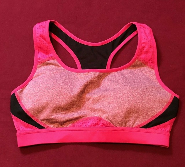 Jockey Sports Bra Women Fushia Berry S Pullover Wire Free Racer Back