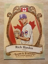 2009 Topps Allen & Ginter National Pride Baseball Card #NP32 Rich Harden