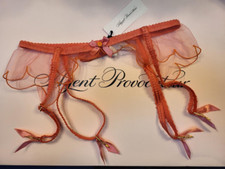 Agent Provocateur Lorna Coral Suspender/Garter Belt, AP4 Large NWT